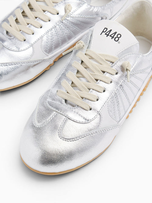 Lisbon Silver White leather Silver / 36 / M