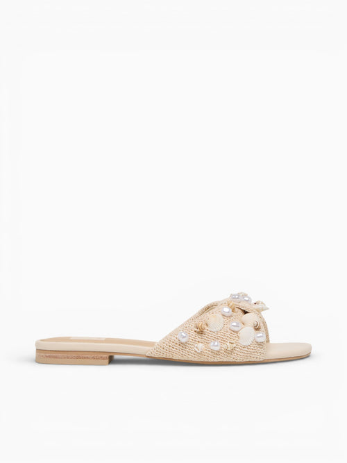 Lizza Oatmeal Raffia Off White / 6 / M