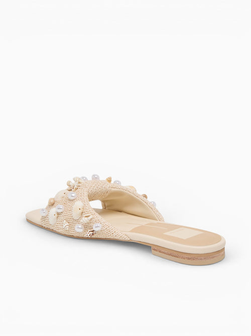 Lizza Oatmeal Raffia Off White / 6 / M