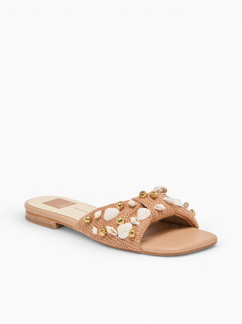 Lizza Toffee Raffia Tan / 6 / M