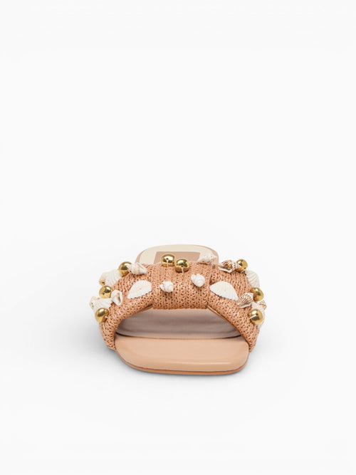 Lizza Toffee Raffia Tan / 6 / M
