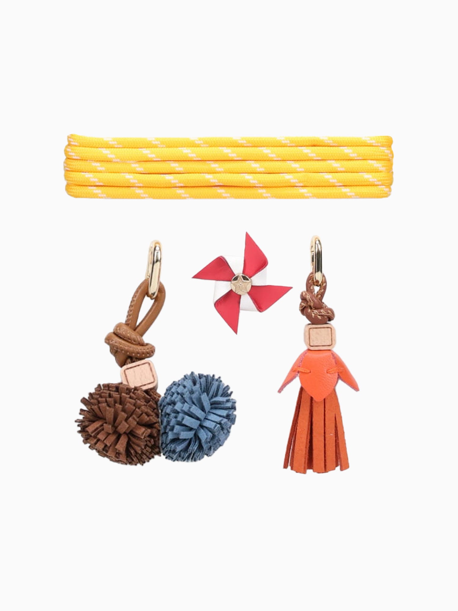 Orange Tassel Charm Kit Orange