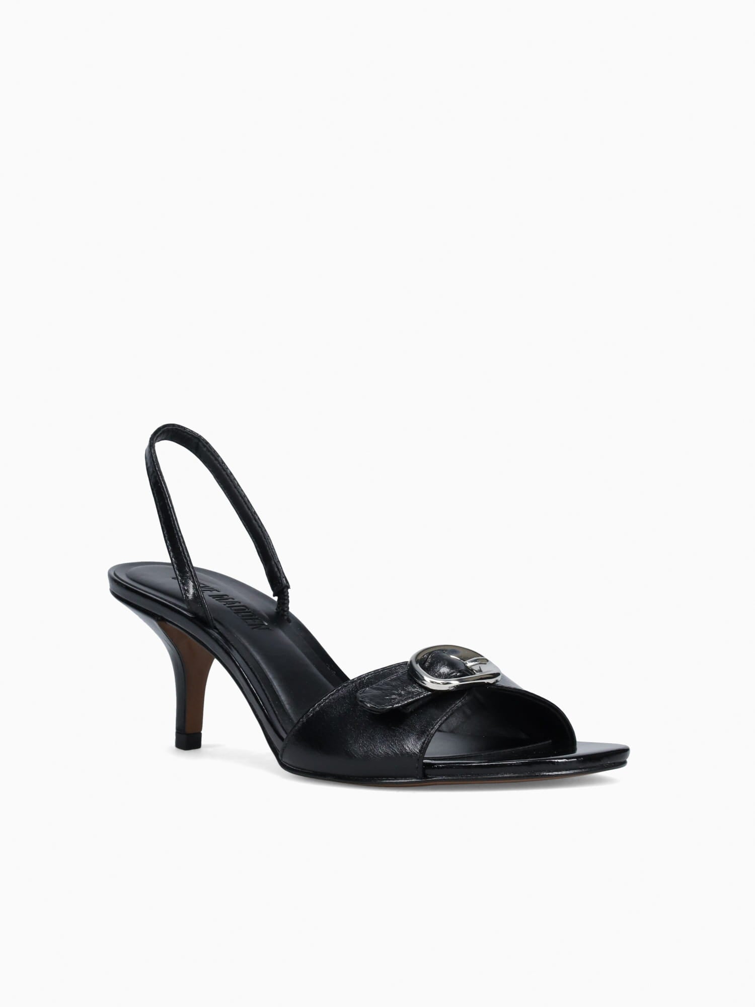 Henrietta Black Leather Black / 6 / M