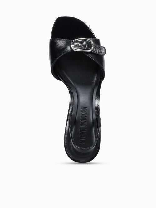 Henrietta Black Leather Black / 6 / M