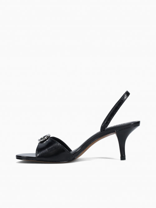 Henrietta Black Leather Black / 6 / M