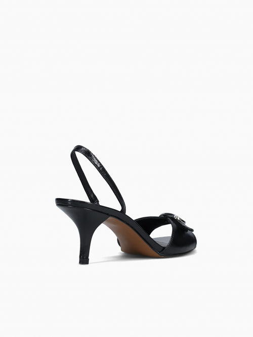 Henrietta Black Leather Black / 6 / M