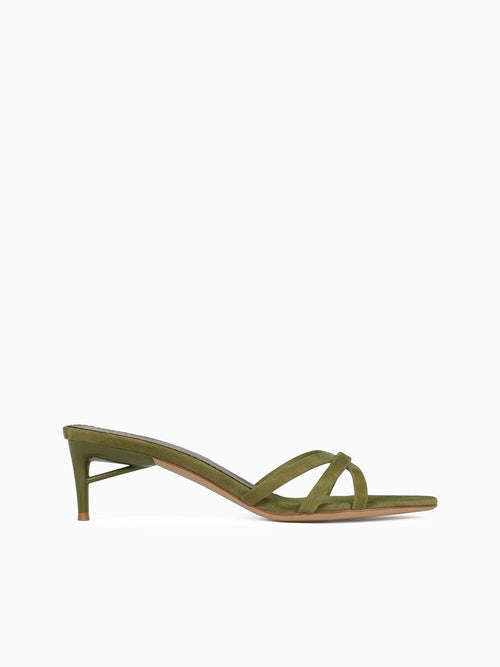 Nicoise Olive Suede Dark Green / 5 / M