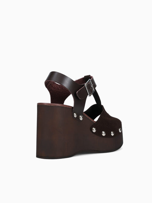 6197 Testa Di Moro Suede Leather Tan / 36 / M