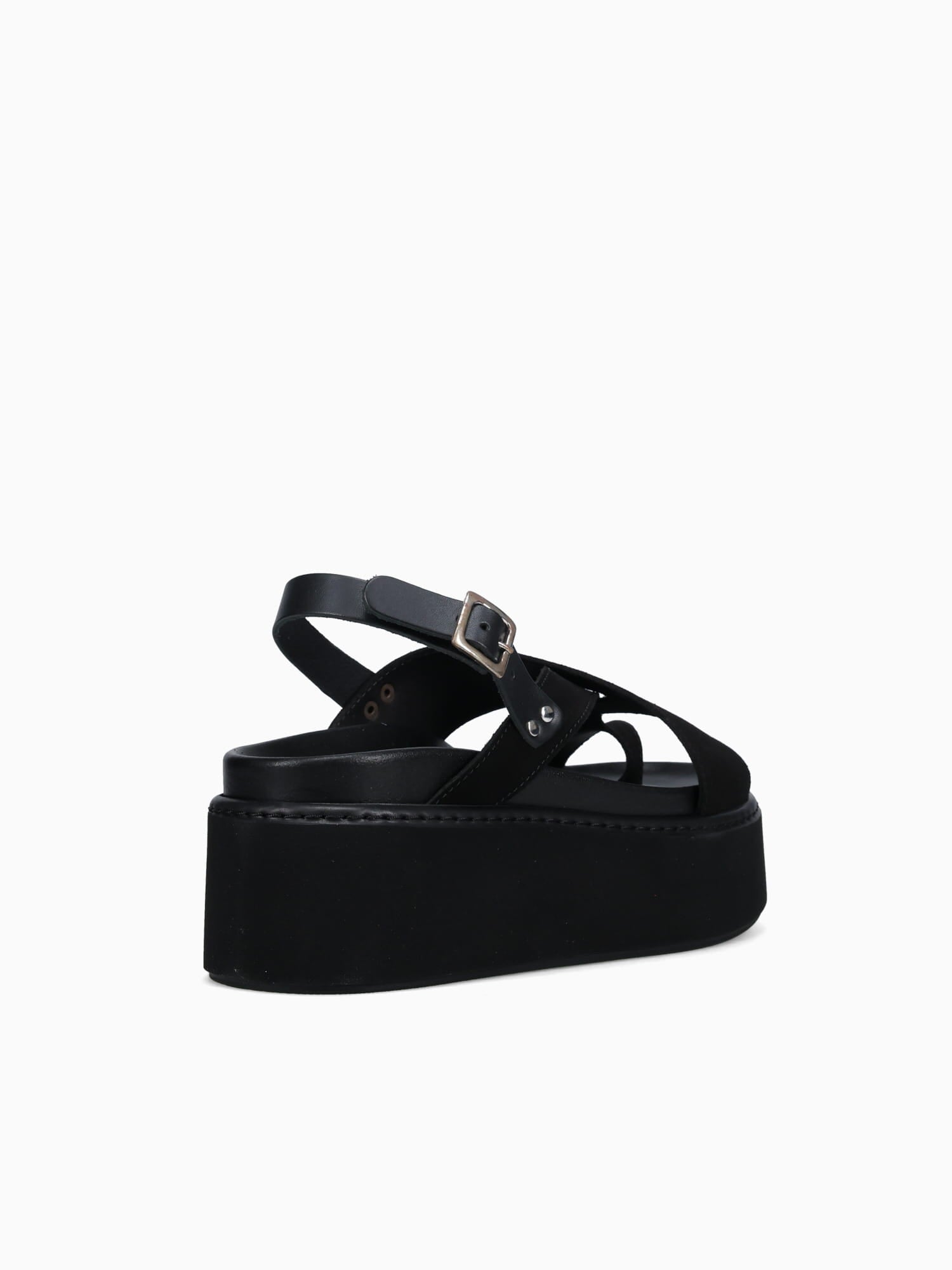 6219 Black Suede Leather Black / 36 / M