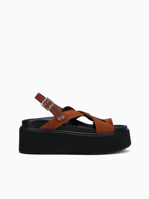 6219 Brown Suede Leather