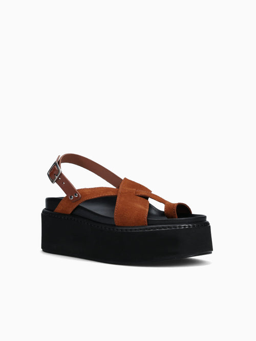 6219 Brown Suede Leather