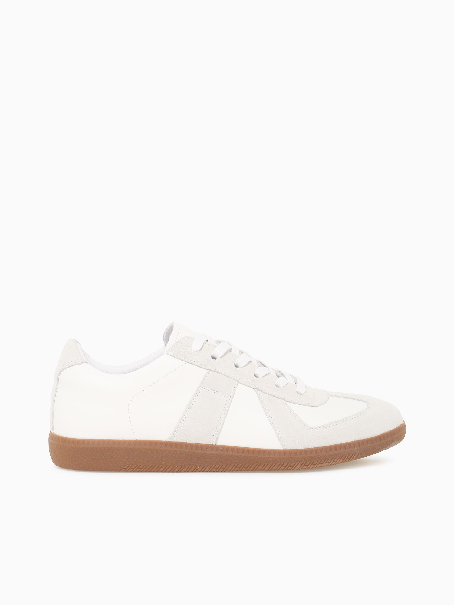 Lasso White Leather Suede White / 7 / M