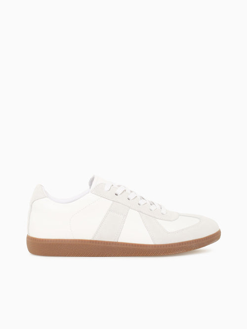 Lasso White Leather Suede White / 7 / M