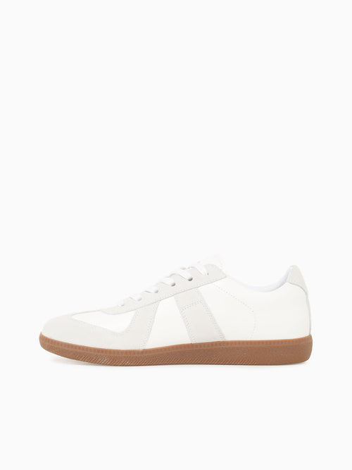Lasso White Leather Suede White / 7 / M