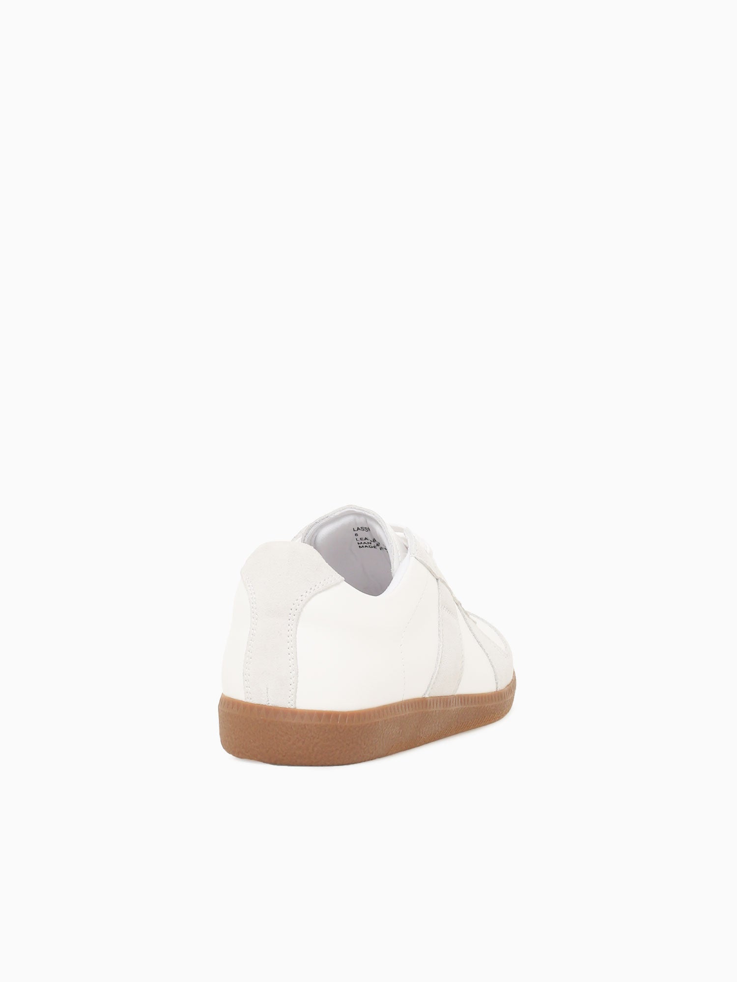 Lasso White Leather Suede White / 7 / M