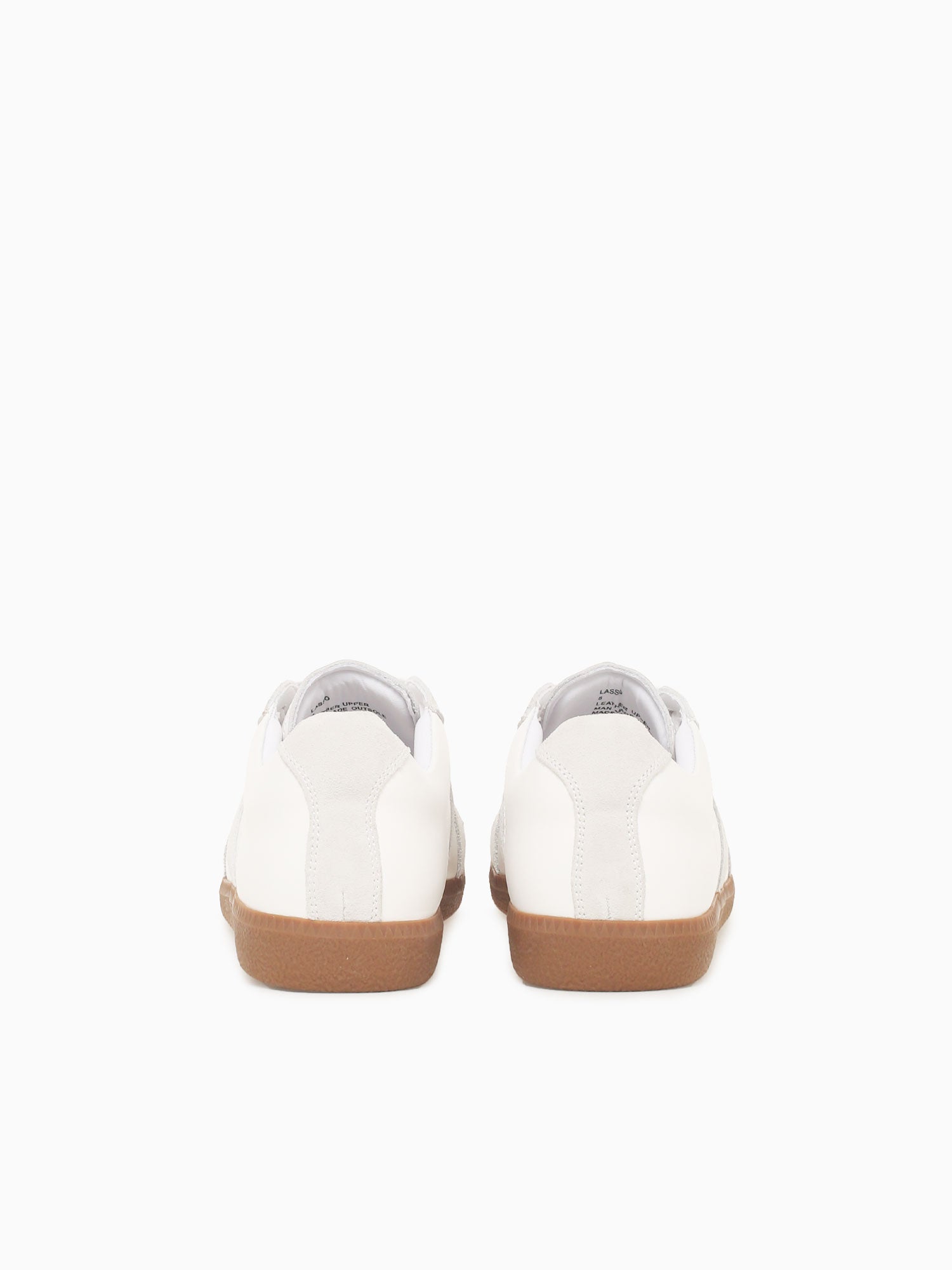 Lasso White Leather Suede White / 7 / M