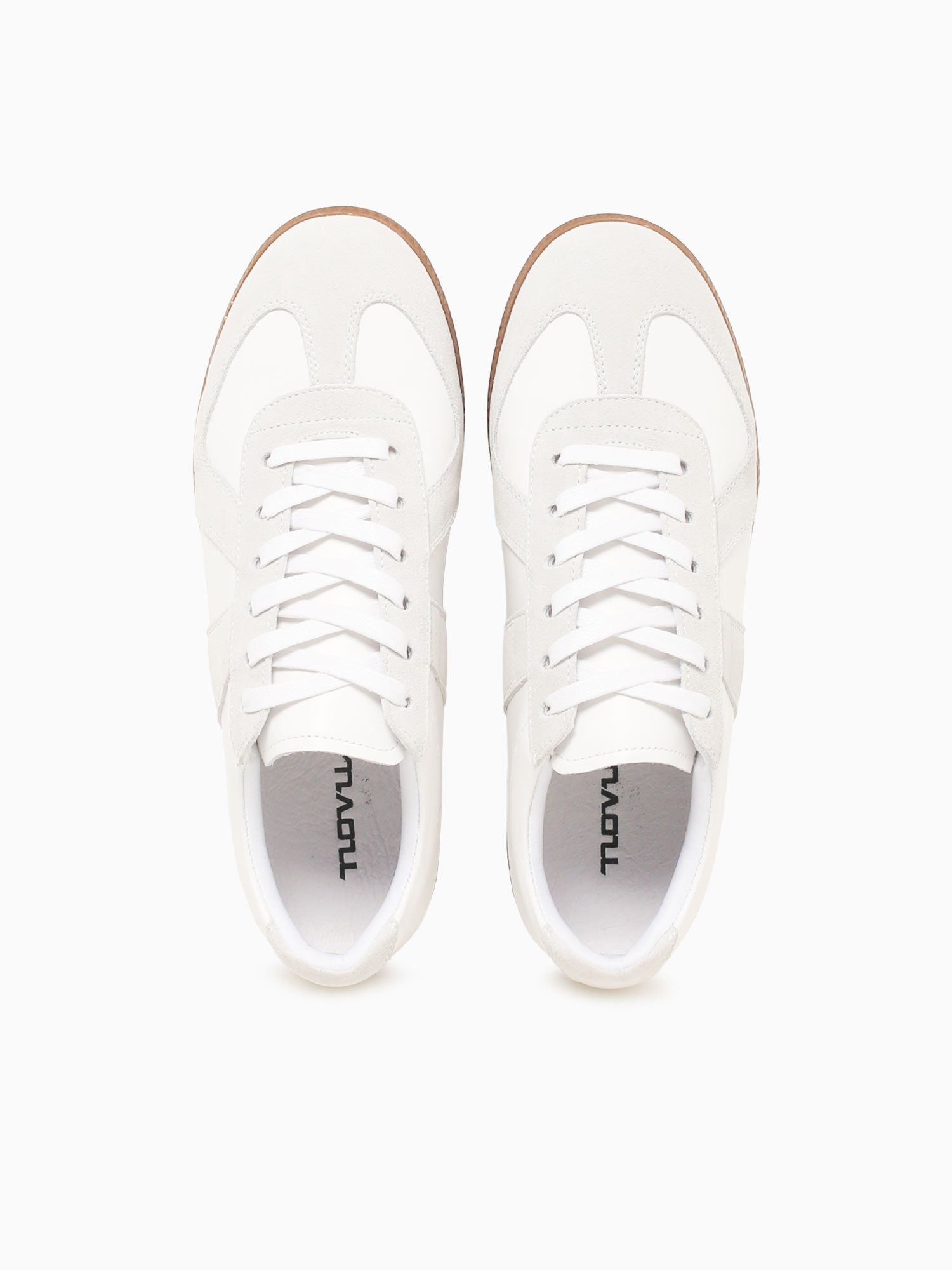 Lasso White Leather Suede White / 7 / M