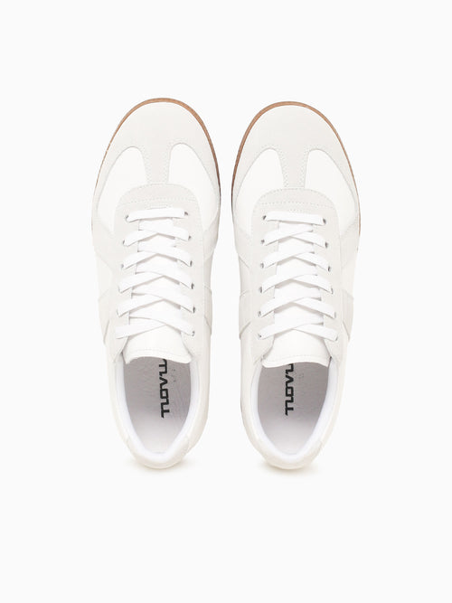 Lasso White Leather Suede White / 7 / M