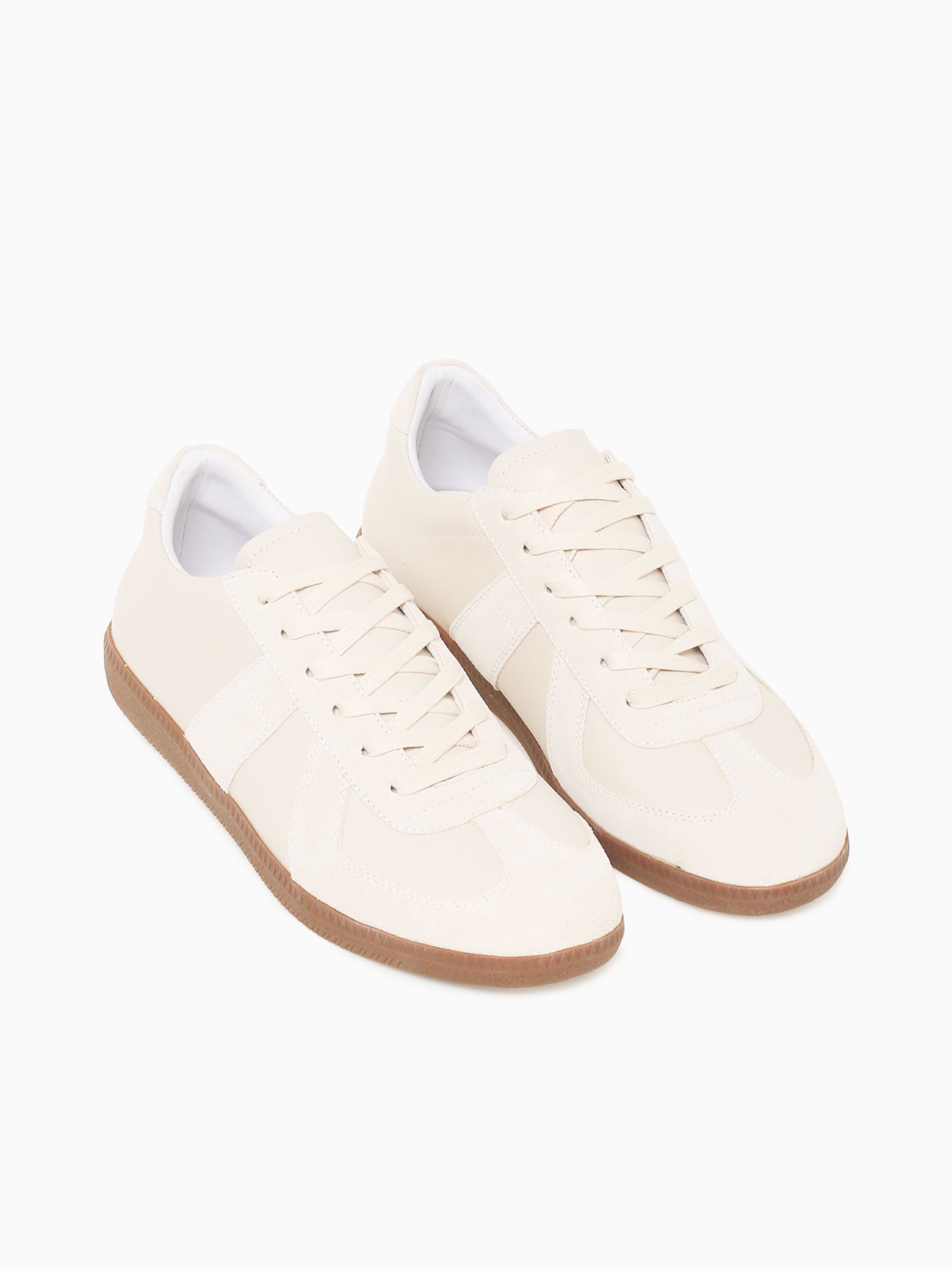 Lasso Beige Leather Suede Beige / 7 / M