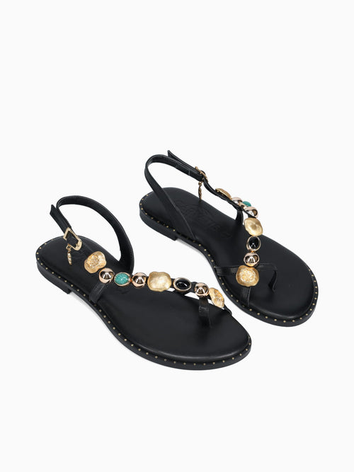 Agnes Black Leather Black / 36 / M