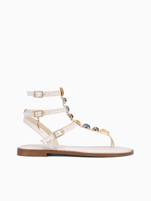 Ifigeneia Off White Leather Off White / 36 / M