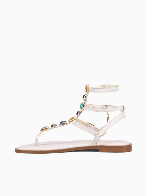 Ifigeneia Off White Leather Off White / 36 / M