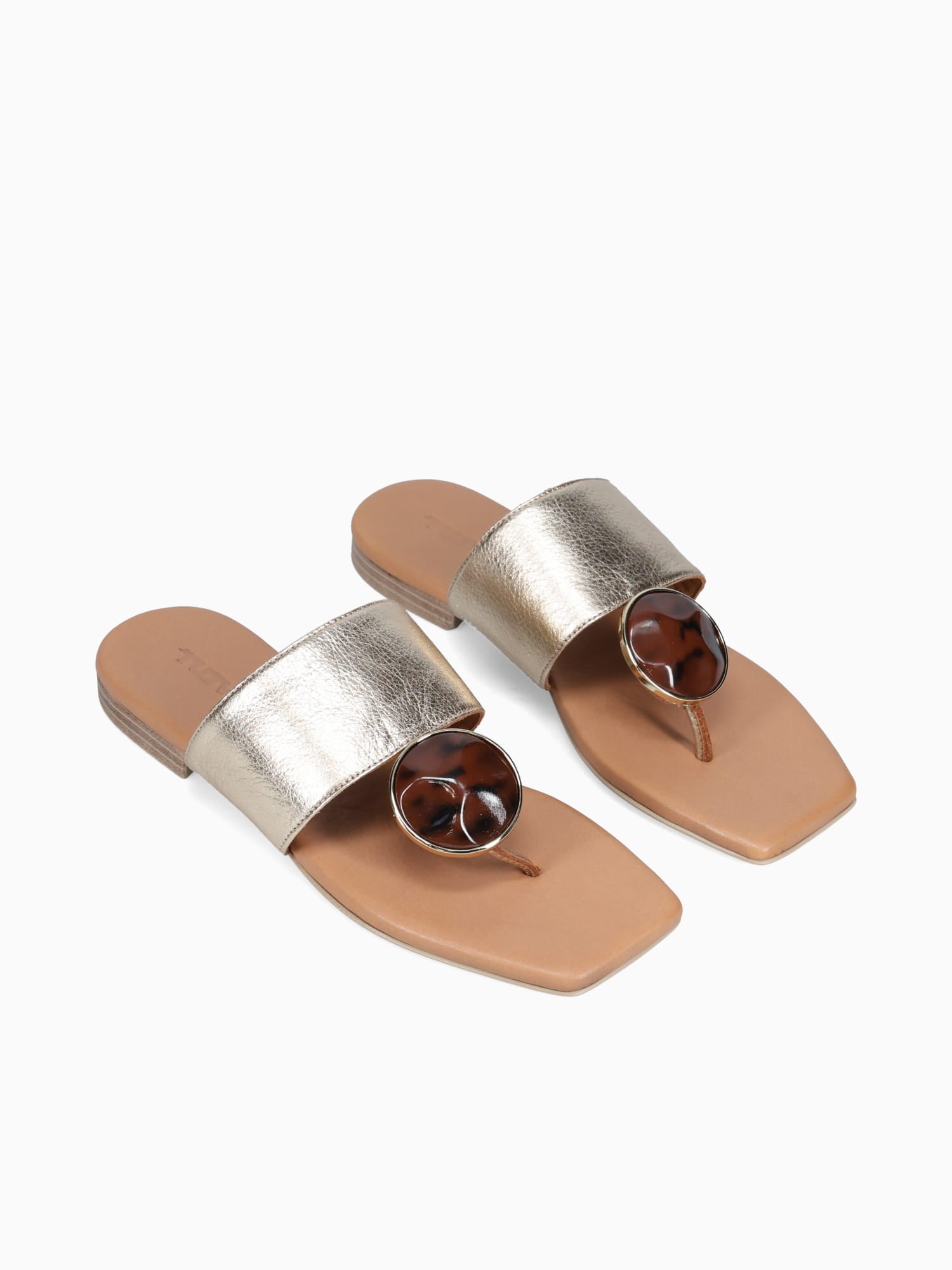 Dilara Gold Leather Gold / 36 / M