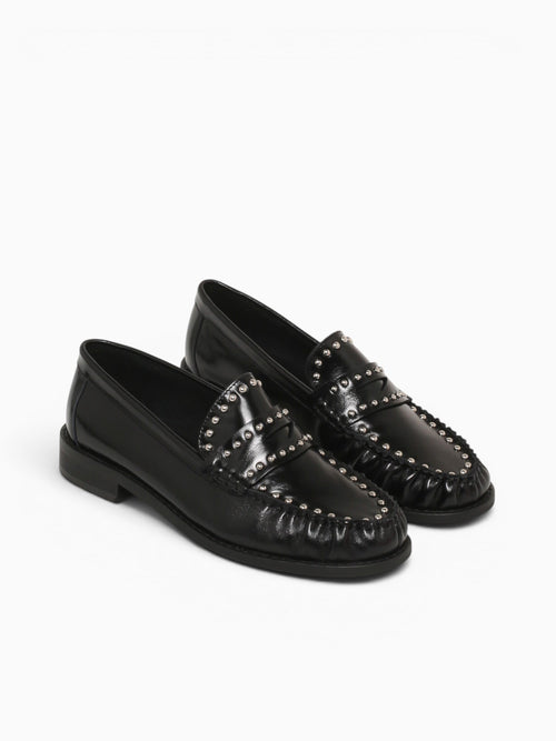 Miray Oily Black Leather Black / 36 / M