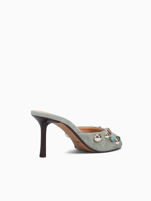 Yesim Sage Suede Green / 36 / M
