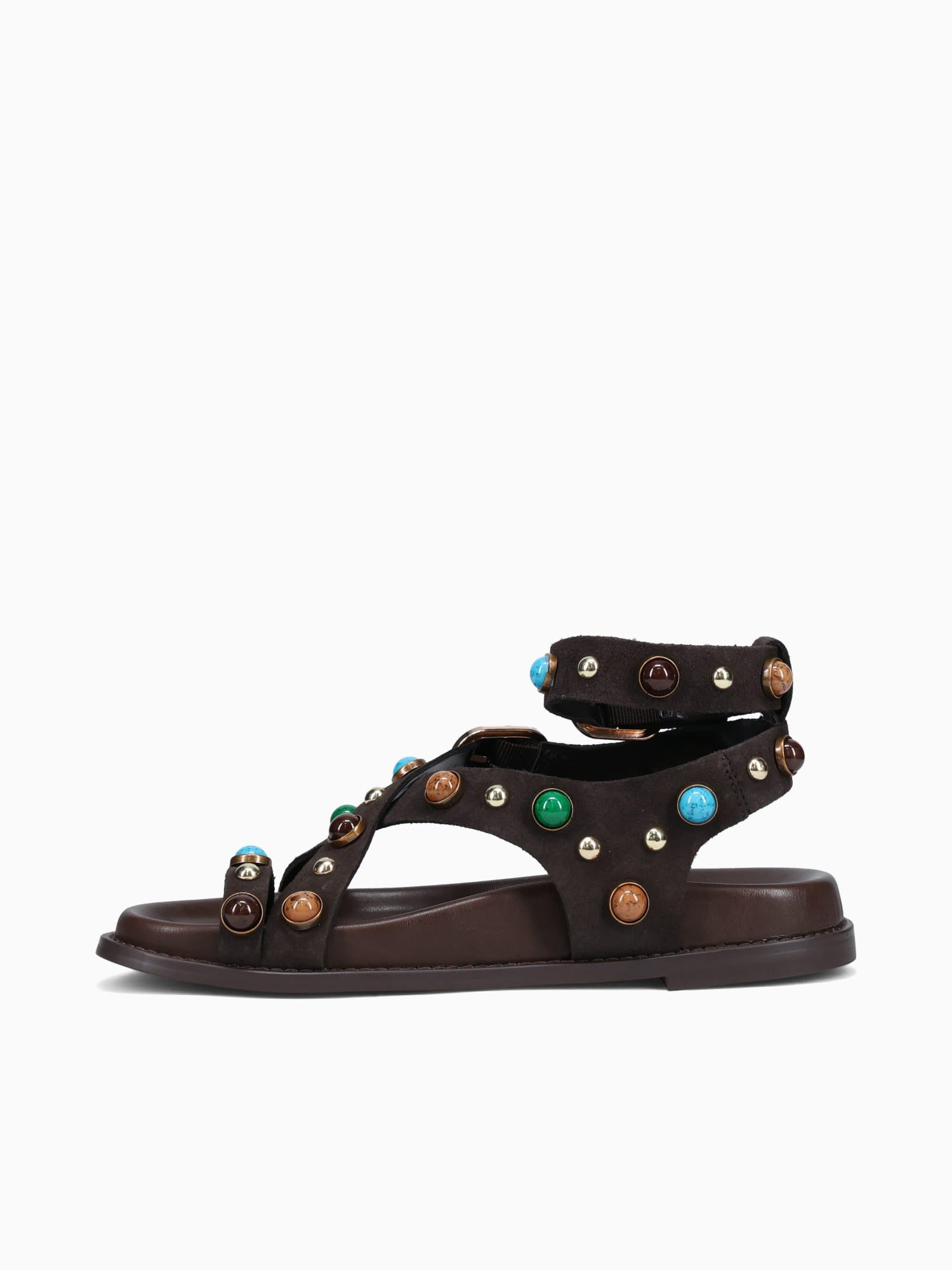 Lale Mogano Suede Dark Brown / 36 / M