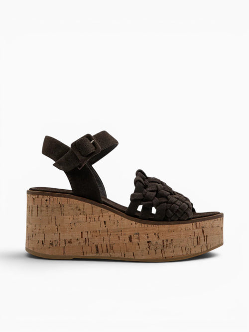 Ressy Chocolate Suede Dark Brown / 36 / M