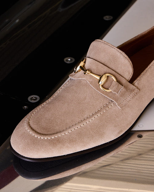 Ahmet Beige Suede