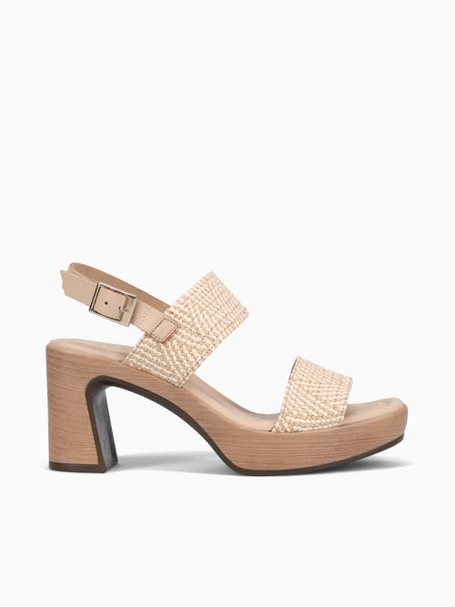 6336 Beige Beige claro raffia Beige / 36 / M