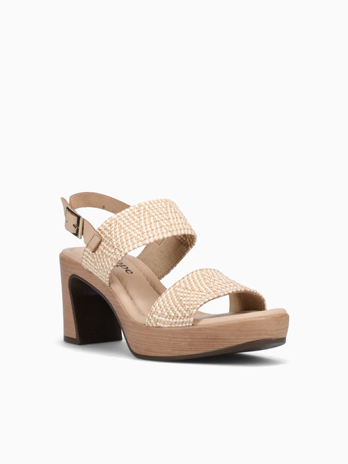 6336 Beige Beige claro raffia Beige / 36 / M