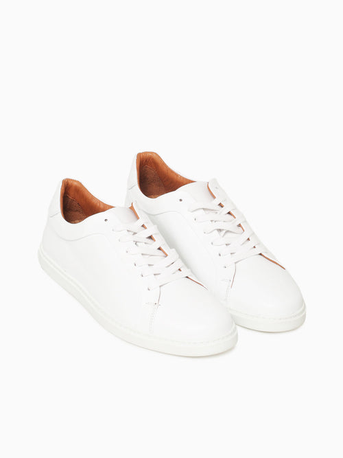 Aslan White Analine Leather White / 41 / M