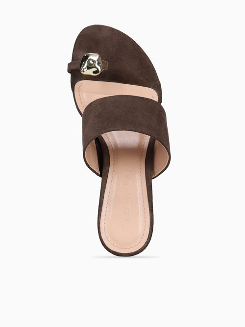 Encore Cafe Suede Brown / 5 / M