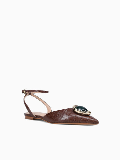 7110051 Cafe Croco Brown / 5 / M