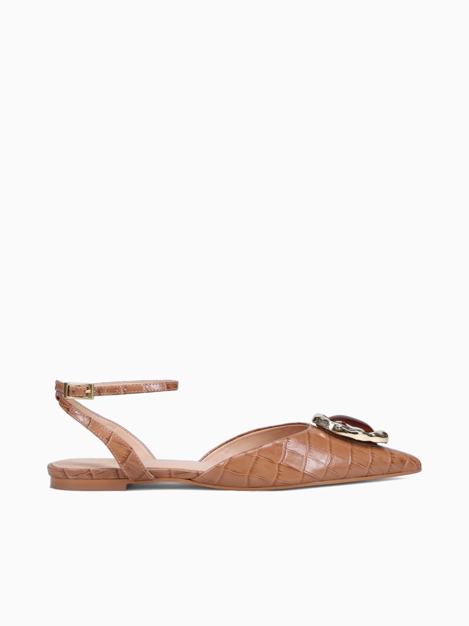 7110051 Camel Croco Tan / 5 / M