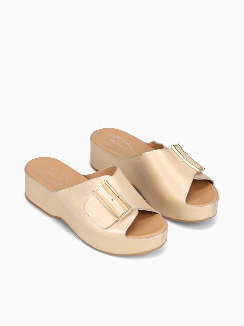 York Gold Leather Gold / 6 / M