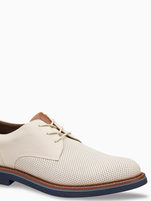 Tyson Plain Toe Ivory Nobuck Off White / 8 / M