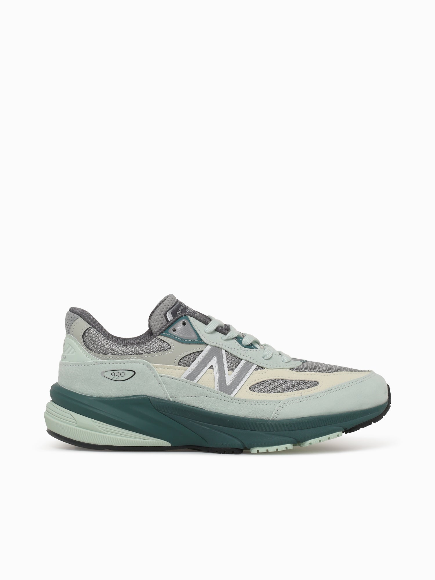 990v6 Mint Leather Light Blue / 8 / M