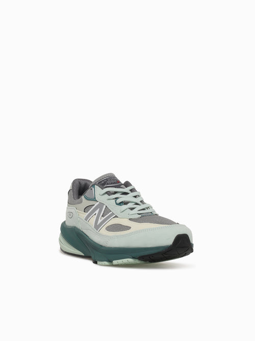 990v6 Mint Leather Light Blue / 8 / M