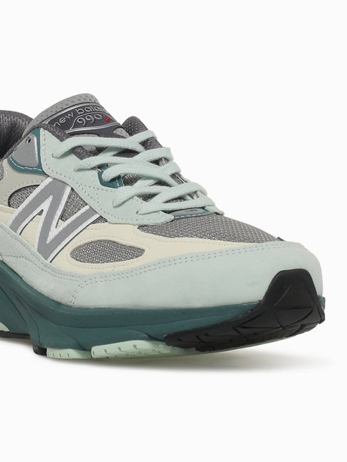 990v6 Mint Leather Light Blue / 8 / M