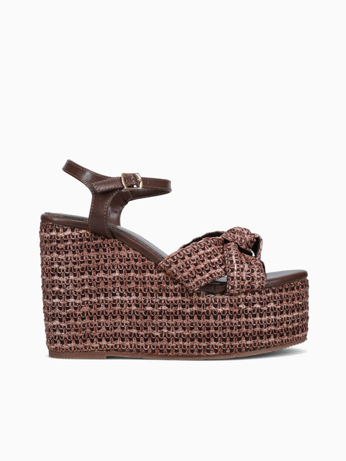 Naiza Coffee Raffia Brown / 5 / M