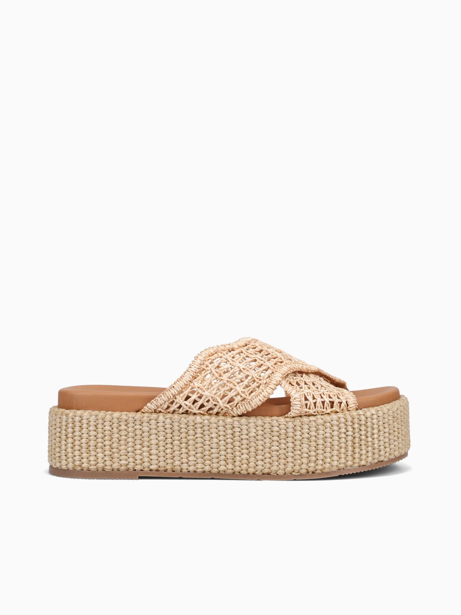 Aya Camel Raffia Tan / 5 / M