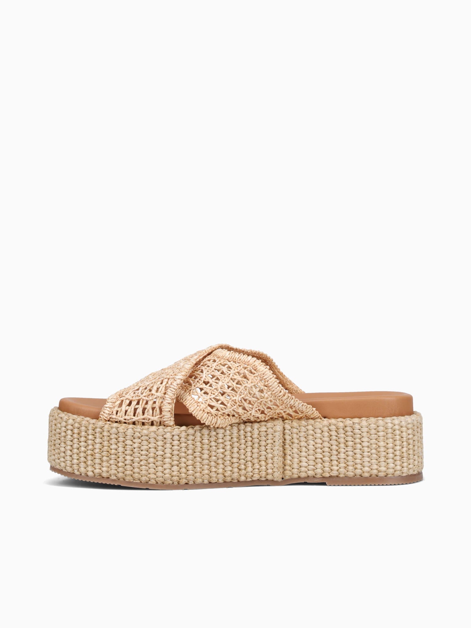 Aya Camel Raffia Tan / 5 / M