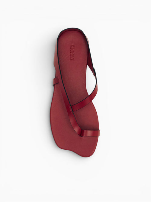 Dawn Red Leather Red / 36 / M