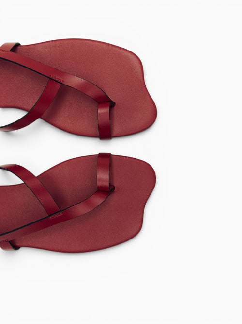 Dawn Red Leather Red / 36 / M