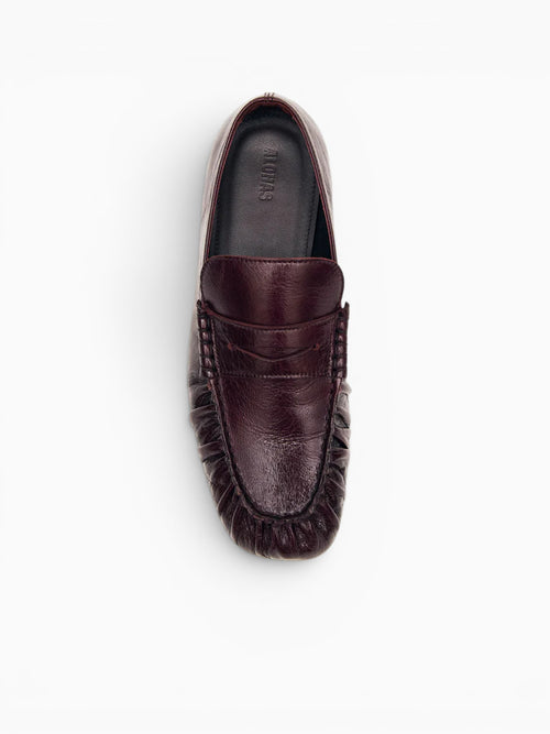 Aven Burgundy Leather Wine / 36 / M