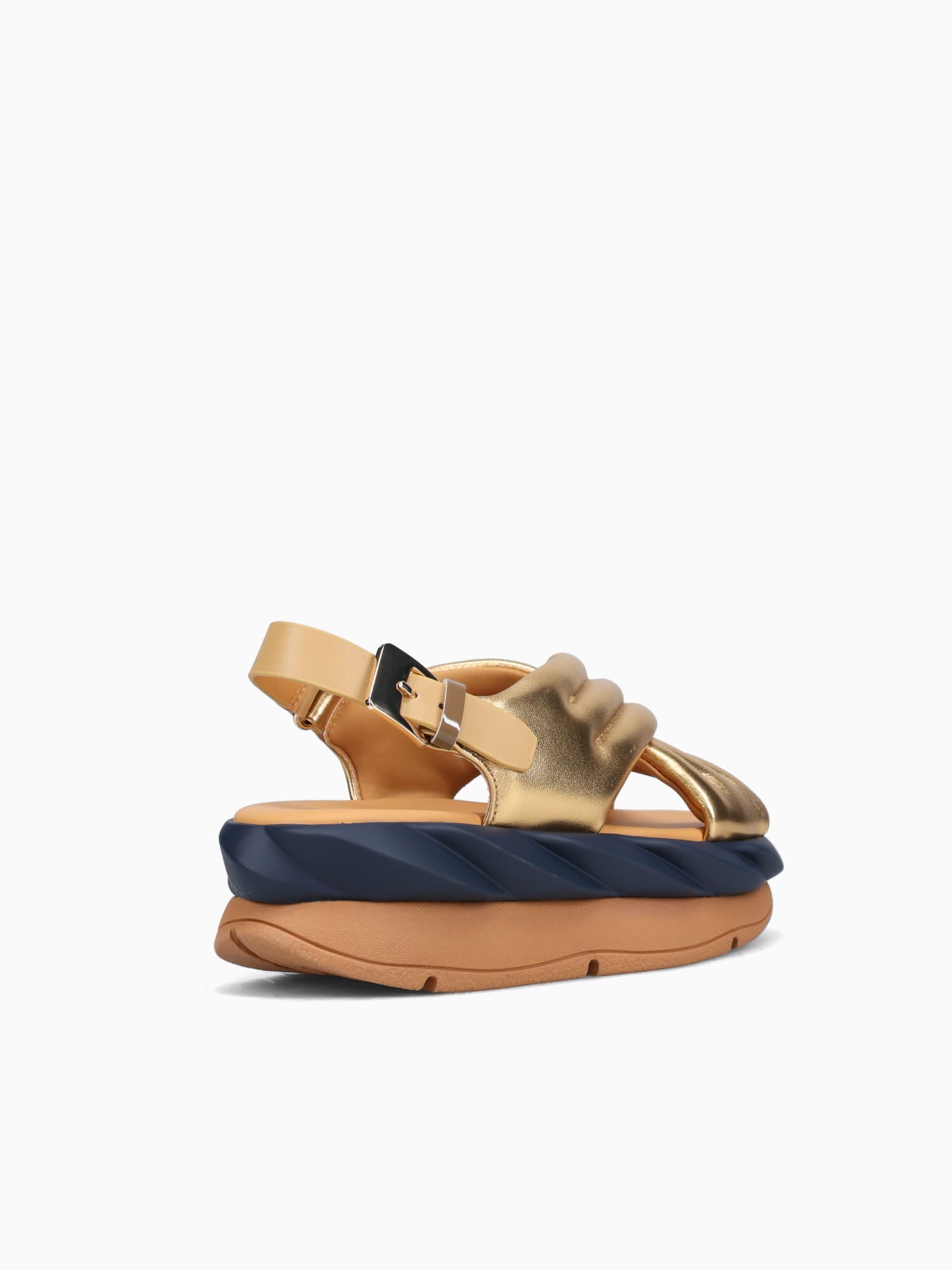 Mellow Mana Gold Metallic Leather Gold / 36 / M